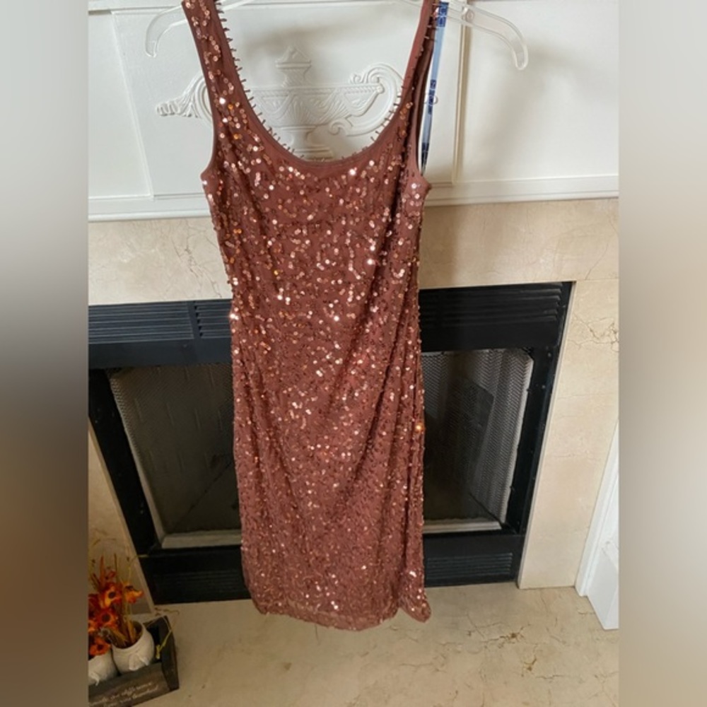 Copper, sequins dress, please read notes